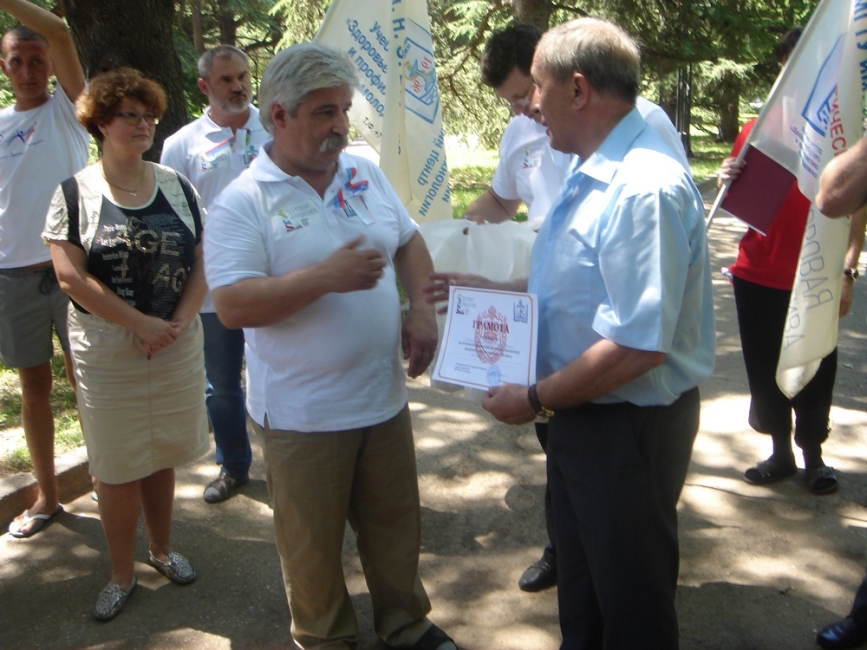 В Симферополь прибыл студенческий антинаркотический автопробег