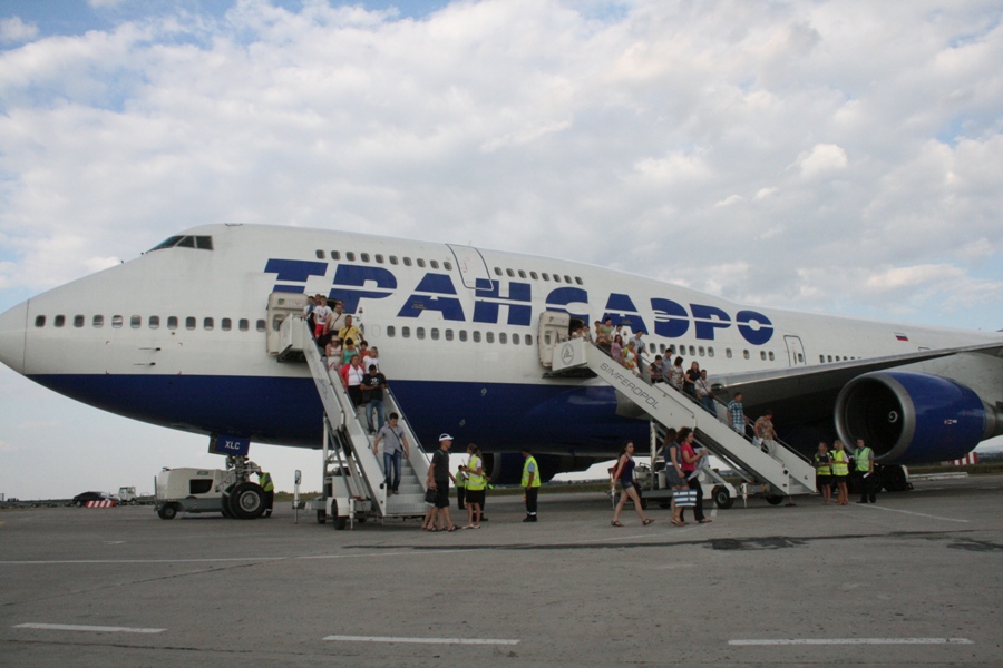 В Симферополь прибыл один из самых больших пассажирских самолетов