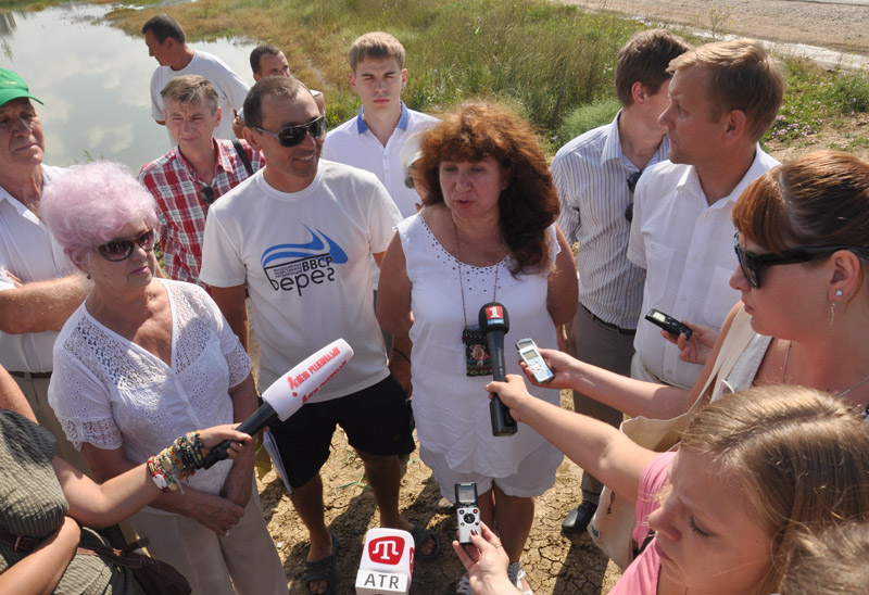 Экологи оценили ущерб от строительства дамбы на озере под Феодосией в 3 млн. рублей