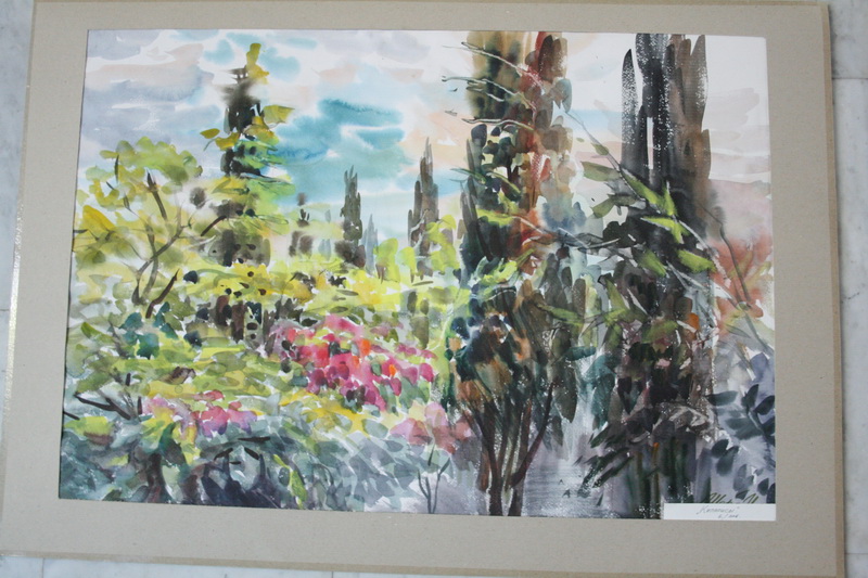 В Госсовете Крыма открылась выставка живописи московской художницы