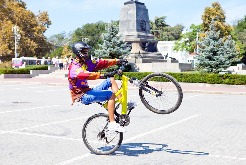 В Севастополе состоялся велопробег