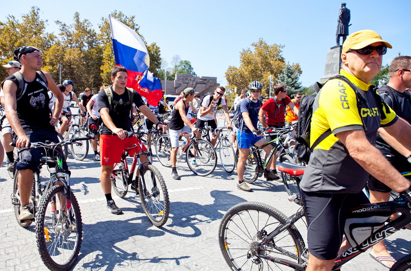 В Севастополе состоялся велопробег