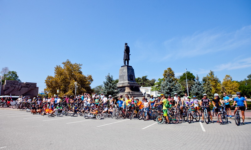 В Севастополе состоялся велопробег