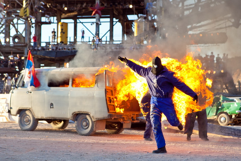 В Севастополе прошел фестиваль каскадеров