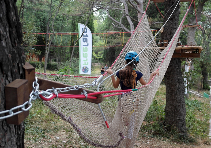 В Мисхоре открылся веревочный парк