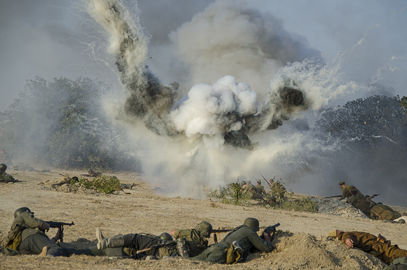 Крымский военно-исторический фестиваль завершился масштабными реконструкциями