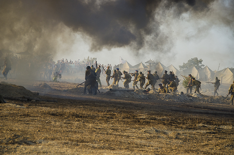 Крымский военно-исторический фестиваль завершился масштабными реконструкциями