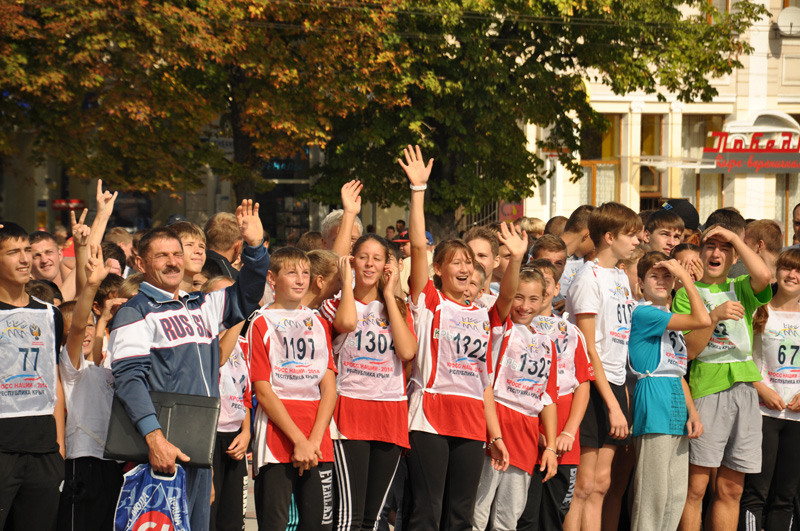 В Симферополе провели забег «Кросс нации»
