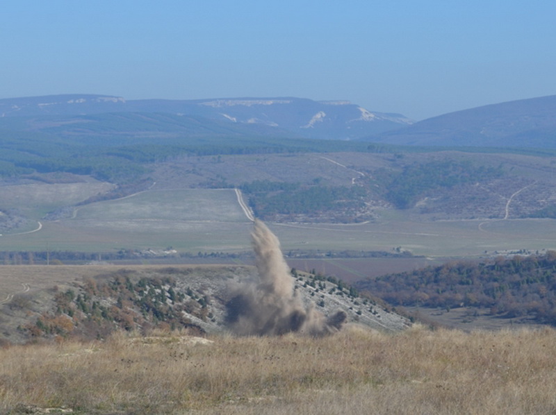 В Севастополе уничтожили немецкую авиационную бомбу