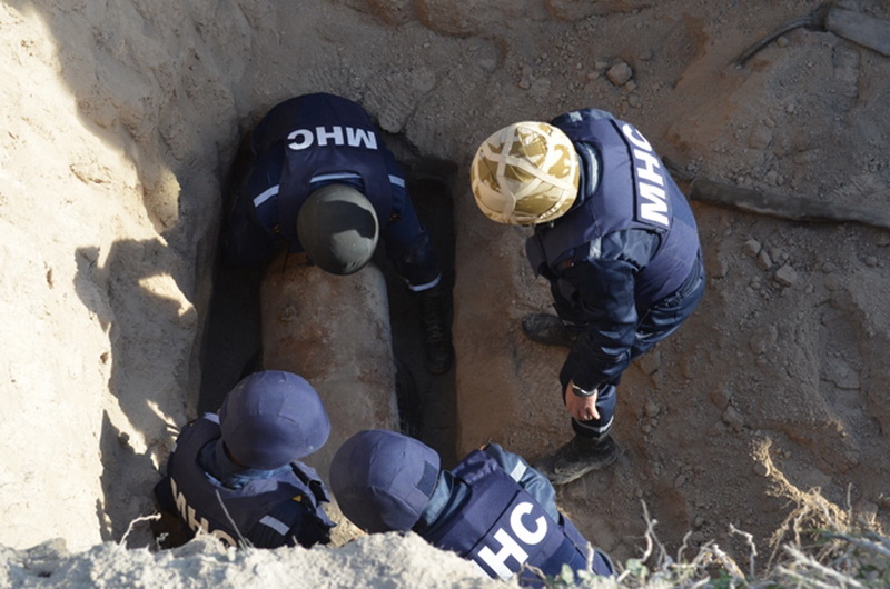 В Севастополе уничтожили немецкую авиационную бомбу