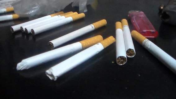 На выезде из Крыма задержали автомобиль с наркотиками и оружием