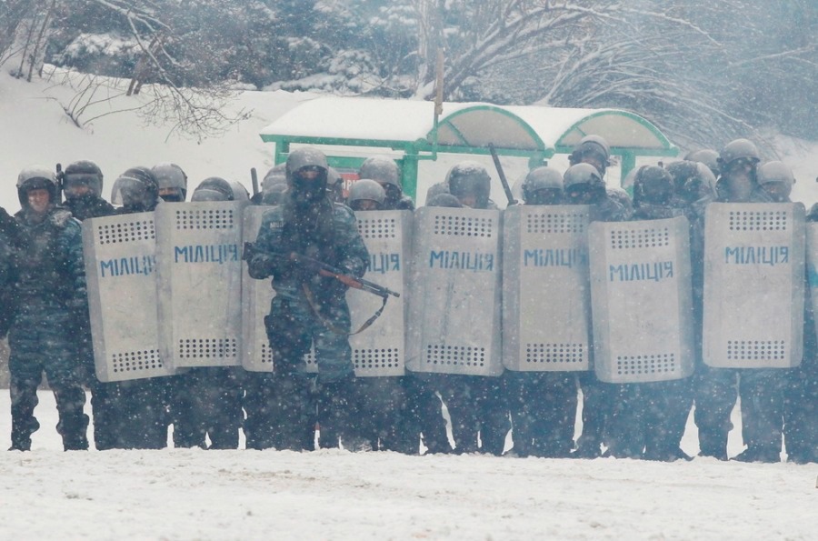 Противостояние в Киеве в фотографиях