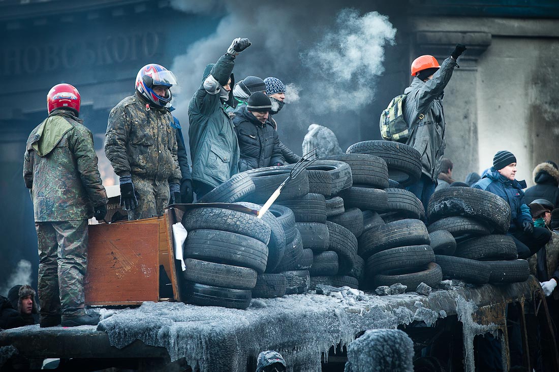 Новые баррикады в Киеве