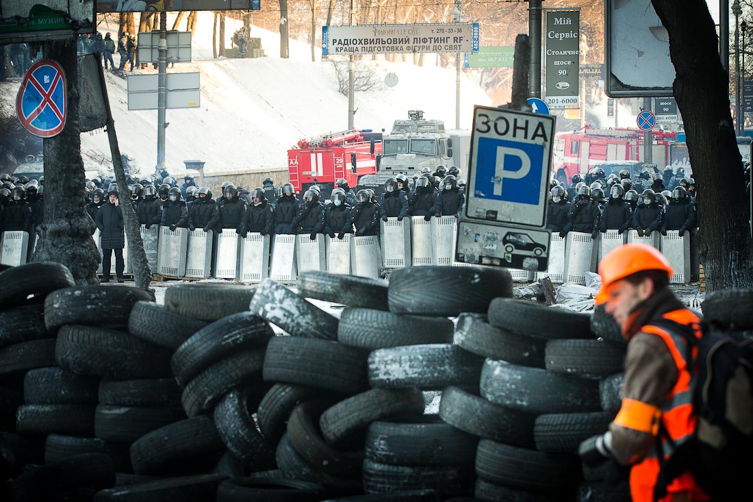 Новые баррикады в Киеве
