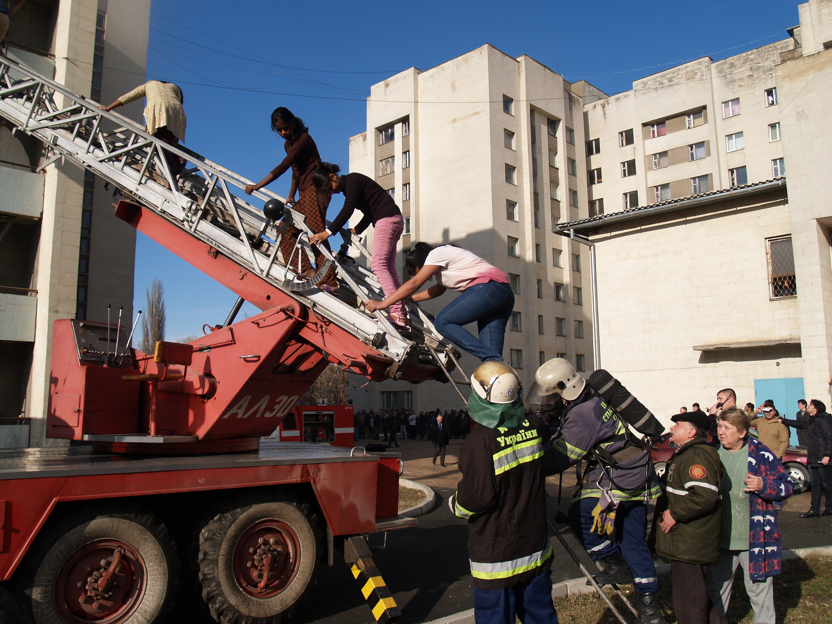 В Симферополе горело общежитие с иностранными студентами