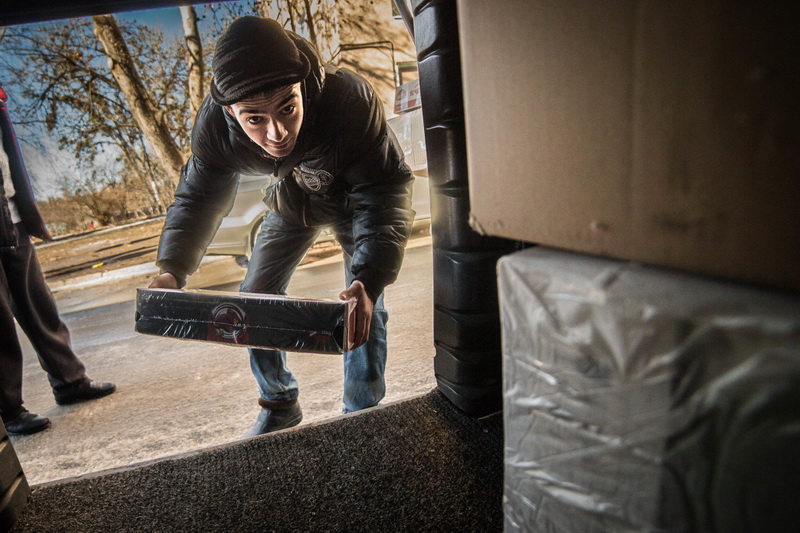 В Крыму собрали вещи для бойцов «Беркута» в Киеве