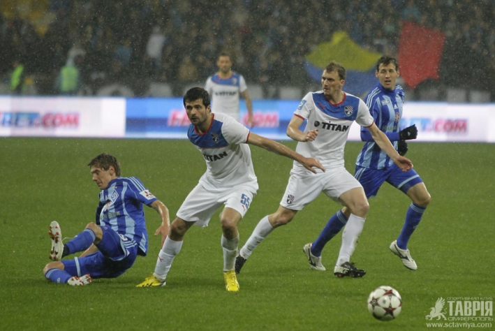«Таврия» уступила «Динамо» с минимальной разницей