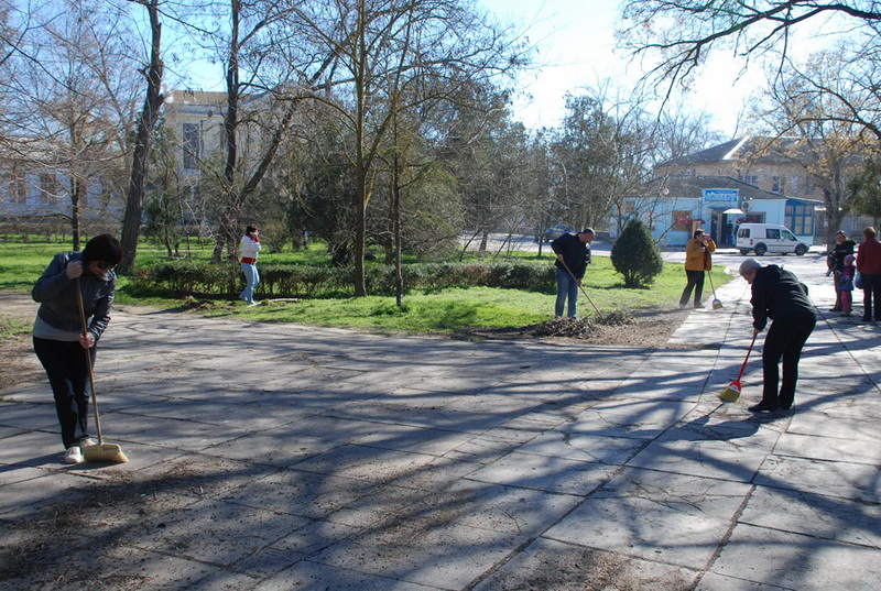 В Евпатории состоялась акция «Чистый город»