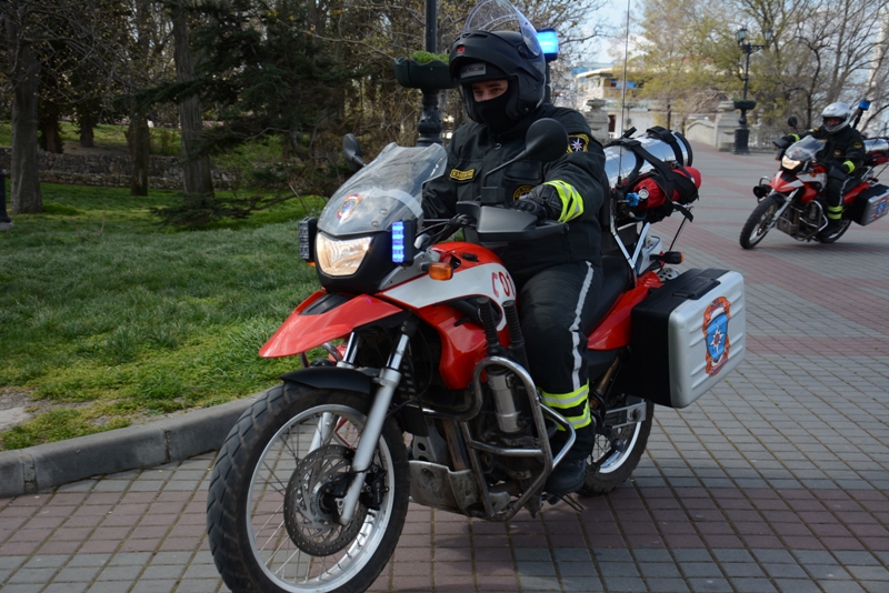 Улицы Севастополя будут патрулировать пожарные мотоциклы