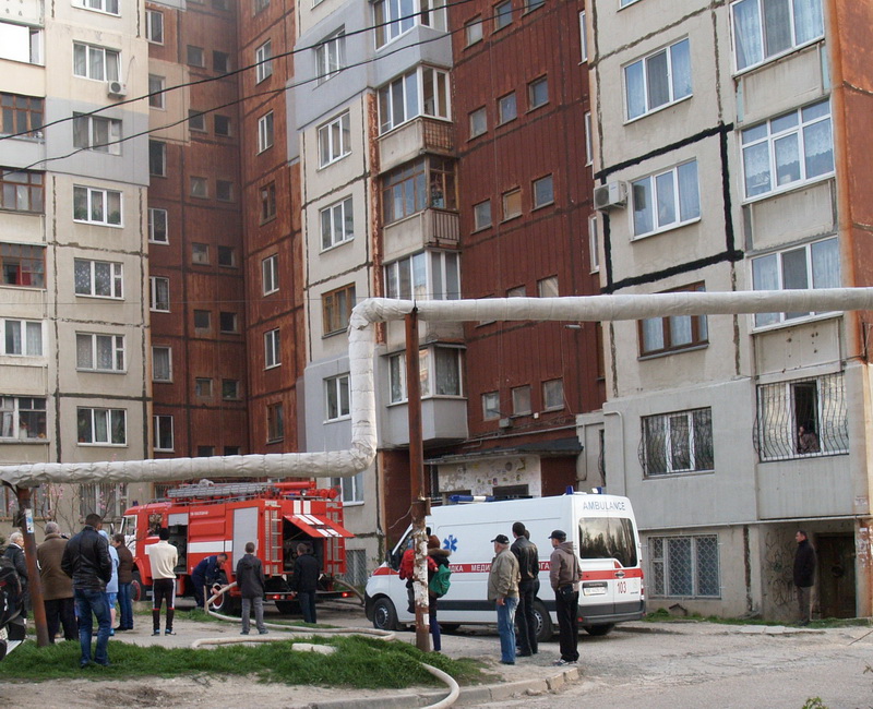 В Симферополе из-за пожара эвакуировали 30 человек