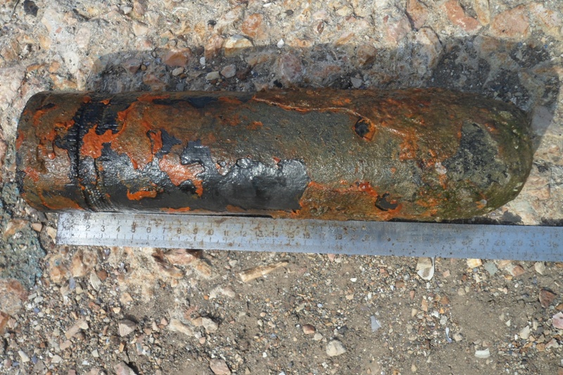 В Севастополе нашли 145 снарядов времен войны