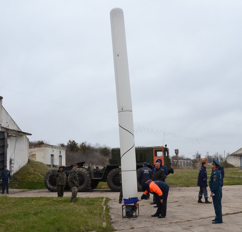 Крымские спасатели получили аварийные осветительные установки