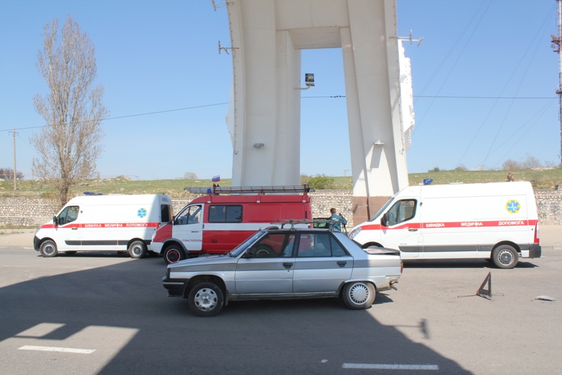 В Севастополе столкнулись два автомобиля