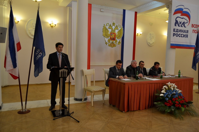 Вице-премьер возглавил отделение «Единой России» в Ялте