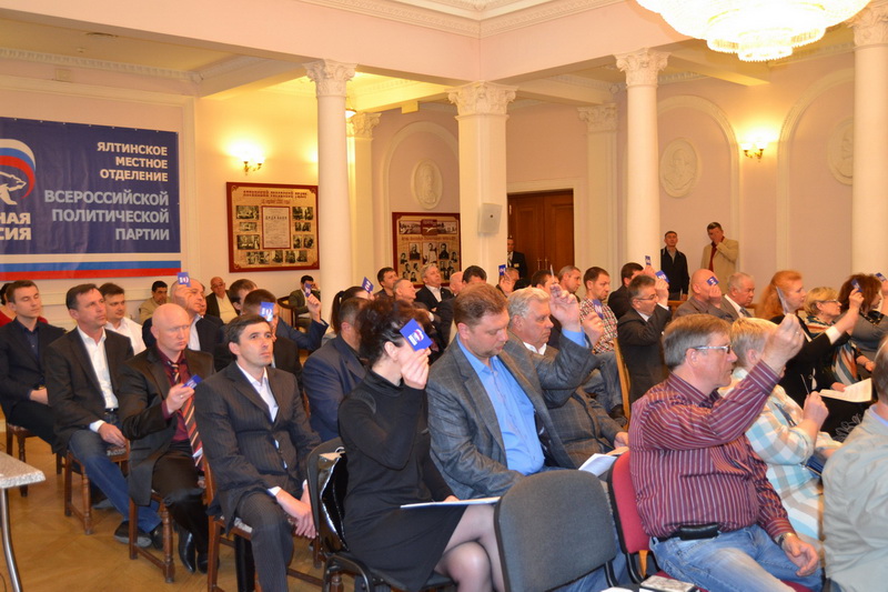 Вице-премьер возглавил отделение «Единой России» в Ялте