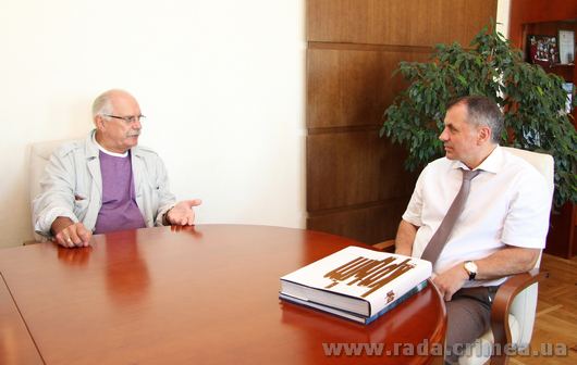 Крымский спикер встретился с Никитой Михалковым