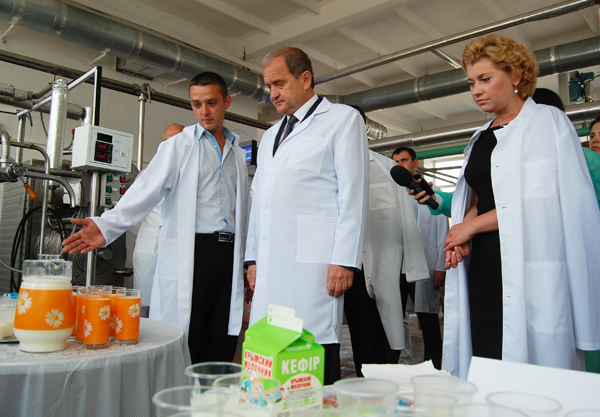 В Крыму открыли предприятие по производству молочной продукции В Крыму открыли предприятие по производству молочной продукции