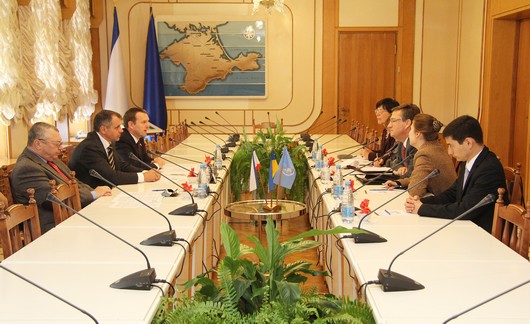 ПРООН, Крымский спикер встретился с делегацией ООН