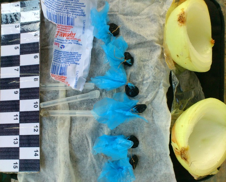 В колонию Симферополя пытались перебросить спрятанные в луке наркотики