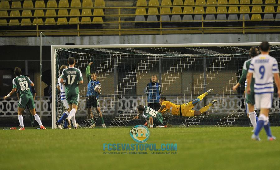 Футбол, «Севастополь» упускает победу в Полтаве