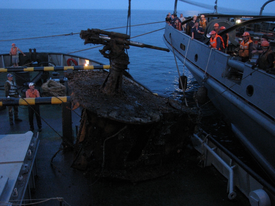 Феодосийский музей получит пушку с затонувшей у Тарханкута подлодки Подлодка Щ-216, Феодосийский музей получит пушку с затонувшей у Тарханкута подлодки