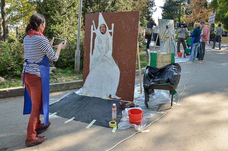 В Севастополе художники России и Украины поучаствовали в проекте «Стань легендой!» Арт-акция, В Севастополе художники России и Украины поучаствовали в проекте «Стань легендой!»