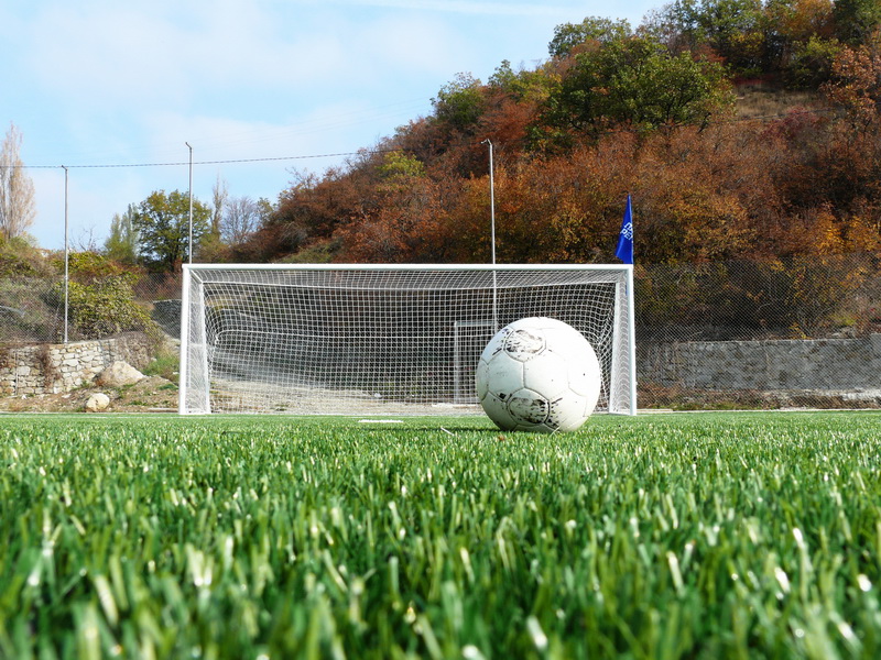 Под Алуштой открыли новое футбольное поле Стадион, Под Алуштой открыли новое футбольное поле