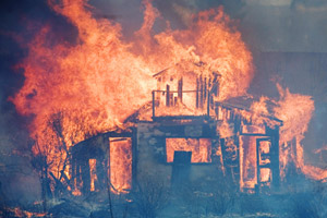 Пожар, В Кировском районе на пожаре погибла пожилая селянка 