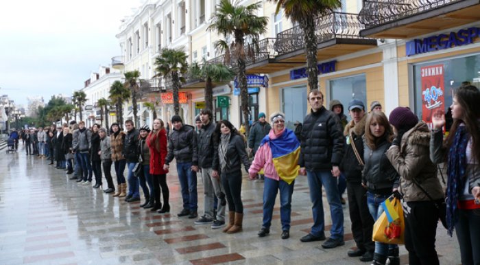 День Соборности, В Ялте проведут акцию «Живая цепь»