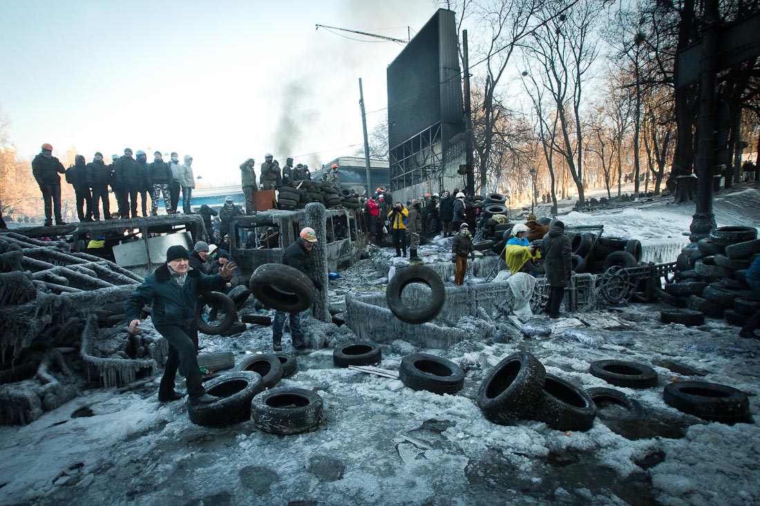 политическая ситуация в Украине, Новые баррикады в Киеве