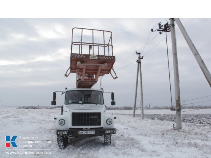 В Крыму обесточены 99 населенных пунктов Электроснабжение, В Крыму обесточены 99 населенных пунктов
