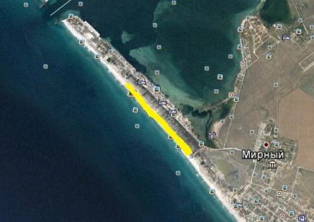 Земля, Арендатор лишился прав на 15 га пляжа под Саками