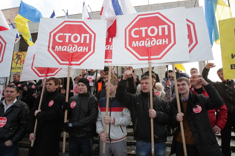 Стоп-Майдан, Крымский «Стоп майдан» напомнил, что до освобождения Киева осталось 9 дней