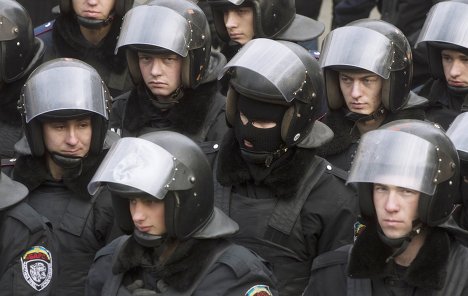 Крымские военнослужащие оставили центр Киева