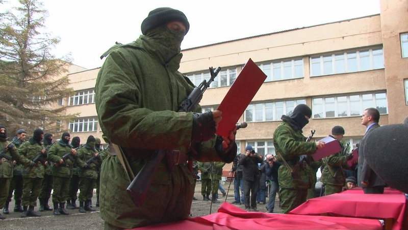 Второе подразделение армии Крыма приняло присягу