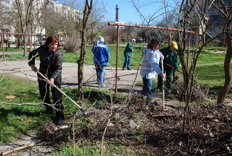В Евпатории состоялась акция «Чистый город»