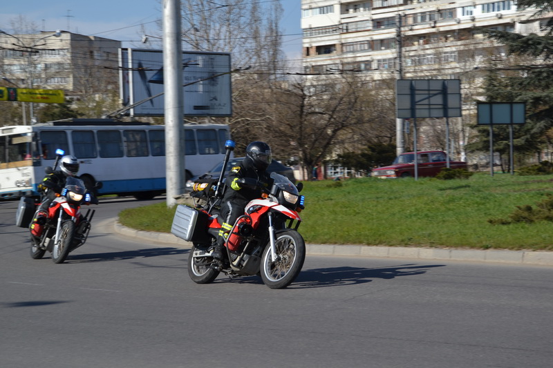 МЧС Крыма получило современные мотоциклы