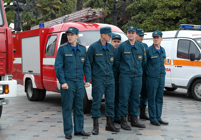 В Ялте отметили годовщину пожарной охраны РФ
