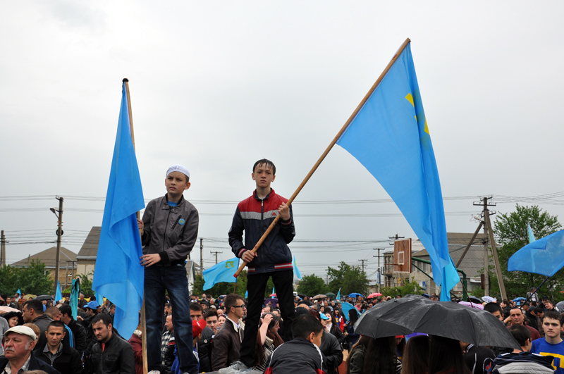 В Симферополе провели траурный митинг ко Дню памяти жертв депортированных В Симферополе провели траурный митинг ко Дню памяти жертв депортированных