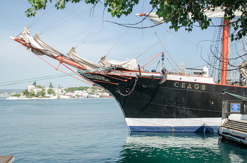 В Севастополе стоит легендарный барк «Седов» В Севастополе стоит легендарный барк «Седов»
